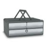 Fichero cajones de sobremesa cep moov up reciclado 80% con cerradura reciclado 80% 3 cajones color gris