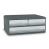 Fichero cajones de sobremesa cep moov up reciclado 80% 3 cajones color gris 275x369x146 mm