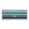 Fichero cajones de sobremesa cep moov up reciclado 80% con cerradura 2 cajones color azul/gris 275x369x146 mm