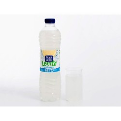 Agua mineral natural font vella limonada zero con zumo de limon botella 1,25 l