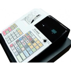 Registradora ecr sampos er-60 blanca 28 departamentos display vfd antireflejos conforme normativa factura
