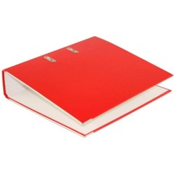 Archivador de palanca elba top carton compacto polipropileno con rado din a4 lomo de 80 mm rojo