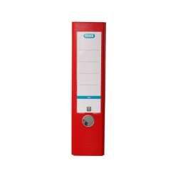 Archivador de palanca elba top carton compacto polipropileno con rado din a4 lomo de 80 mm rojo