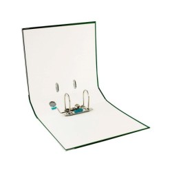 Archivador de palanca elba top carton compacto polipropileno con rado din a4 lomo de 80 mm verde
