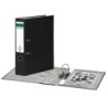 Archivador de palanca elba chic carton forrado pvc con rado din a4 lomo de 80 mm negro