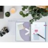 Cuaderno espiral a4 micro antartik tapa forrada 120h 90 gr horizontal 5 bandas 4 taladros color lavanda