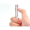 Boligrafo pilot super grip g 4 colores retractil sujecion de caucho tinta base de aceite cuerpo transparente