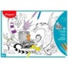 Mantel para colorear maped individual din a3 pack de 15 unidades surtidas