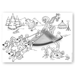 Mantel para colorear maped individual din a3 pack de 15 unidades surtidas