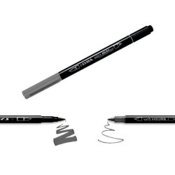Rotulador lyra aqua brush acuarelable doble punta y pincel tonos grises blister de 6 unidades surtidas