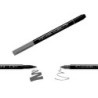 Rotulador lyra aqua brush acuarelable doble punta y pincel tonos grises blister de 6 unidades surtidas