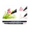 Rotulador lyra aqua brush acuarelable doble punta y pincel tonos pastel blister de 6 unidades surtidas