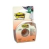 Cinta adhesiva post-it para ocultar y etiquetar 6 lineas 18 mt x 25 mm en portarrollo