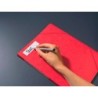 Cinta adhesiva post-it para ocultar y etiquetar 6 lineas 18 mt x 25 mm en portarrollo