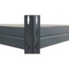 Estanteria metalica ar stocker 200x200x70 cm 4 estantes 450 kg por estante bandeja de madera sin tornillos