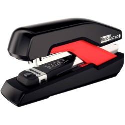 Grapadora rapid so30c plastico negro/rojo capacidad 30 hojas usa grapas omnipress 30