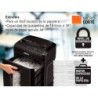 Destructora de documentos fellowes 10m capacidad de corte 10 h seguridad p5 destruye grapas y tarjetas de