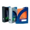 Revistero archivo 2000 antimicrobiano sanitized poliestireno lomo 80 mm azul 250x80x320 mm