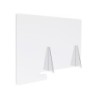 Pantalla de proteccion archivo 2000 sobremesa metacrilato transparente 1000x750 mm