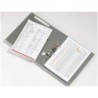 Encuadernador fastener durable flexifix plastico autoadhesivo 38x158 mm color blanco