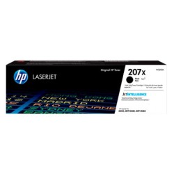 Toner hp 207x color laserjet pro m282nw / m283fdn / m283fdw negro 3.150 paginas