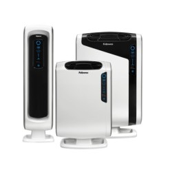 Purificador de aire fellowes aeramax dx5 rendimiento hasta 8 m2 filtro hepa / carbono 180x214x700 mm
