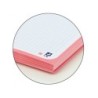 Recambio color 1 oxford din a4 80 hojas 90 gr cuadro 5 mm 4 taladros color rosa chicle