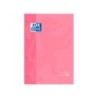Recambio color 1 oxford din a4 80 hojas 90 gr cuadro 5 mm 4 taladros color rosa chicle