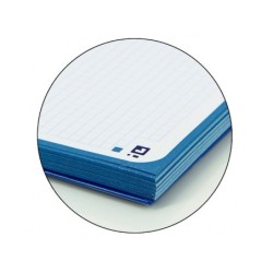 Recambio color 1 oxford din a4 80 hojas 90 gr cuadro 5 mm 4 taladros color azul oscuro