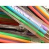 Boligrafo liderpapel 10 en 1 cuerpo transparente 10 colores 1 mm retractil
