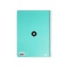 Cuaderno espiral a4 antartik tapa dura 80h 90gr cuadro 4mm con margen color menta