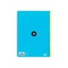 Cuaderno espiral a4 antartik tapa dura 80h 90gr cuadro 4mm con margen color azul