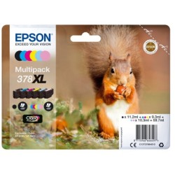 Ink-jet epson 378 xl expression home xp-8605 / 15000 / 8500 negro amarillo cian magenta cian claro