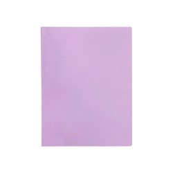 Carpeta liderpapel escaparate 80 fundas polipropileno din a4 lavanda opaco