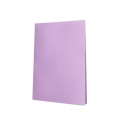 Carpeta liderpapel escaparate 80 fundas polipropileno din a4 lavanda opaco