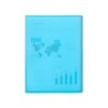 Carpeta liderpapel escaparate 80 fundas polipropileno din a4 azul translucido