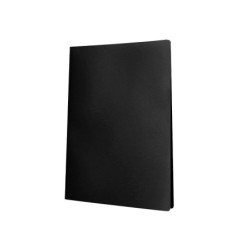 Carpeta liderpapel escaparate 80 fundas polipropileno din a4 negro opaco