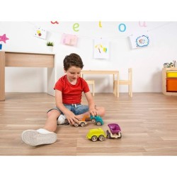 Juego miniland set de 12 minimobiles contenido surtido 370x280x100 mm