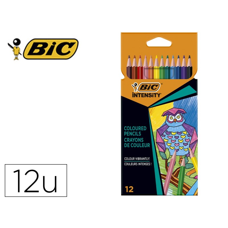 Lapices de colores intensity caja de 12 unidades colores surtidos Lapices de colores intensity caja de 12 unidades colores surtidos