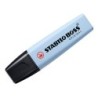 Rotulador stabilo boss fluorescente 70 pastel azul nublado