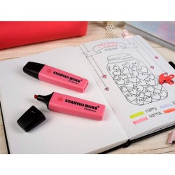 Rotulador stabilo boss fluorescente 70 pastel rosa cerezo en flor