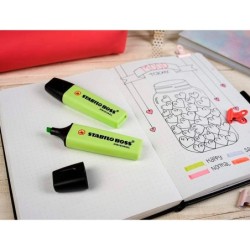 Rotulador stabilo boss fluorescente 70 pastel chispa de lima
