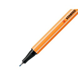 Rotulador stabilo punta de fibra point 88 color parade antracita/naranja estuche de 20 unidades colores surtidos