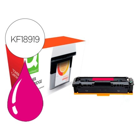 Toner compatible q-connect canon lbp611m i-sensys lbp610 magenta alto rendimiento 2200 paginas