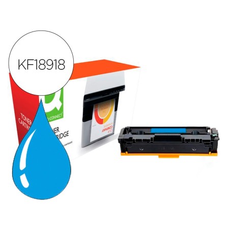 Toner compatible q-connect canon lbp611c i-sensys lbp610 cian alto rendimiento 2200 paginas