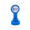 Sello artline emoticono gracias color azul 22 mm diametro