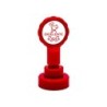 Sello artline emoticono excelente color rojo 22 mm diametro