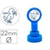 Sello artline emoticono bien color azul 22 mm diametro