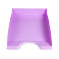 Bandeja sobremesa plastico q-connect lavanda opaco 240x70x340 mm