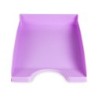 Bandeja sobremesa plastico q-connect lavanda opaco 240x70x340 mm